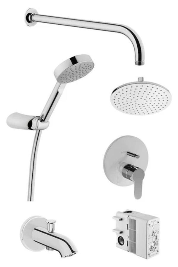 Win S A49247 Ankastre Banyo Bataryası Seti (A42589,41949,42607,45692,45708STA,45652) Krom - Image 1