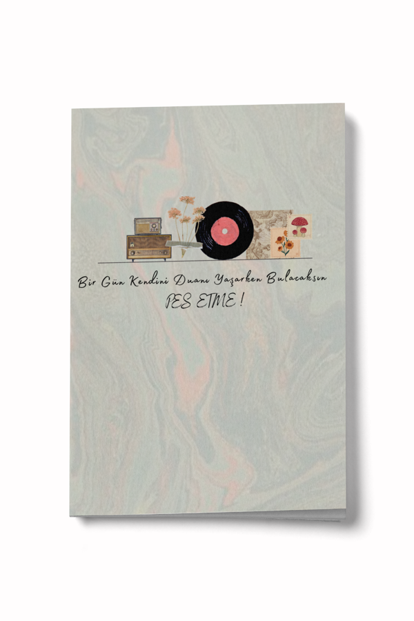Asla Pes Etme Mini Defter - Image 1