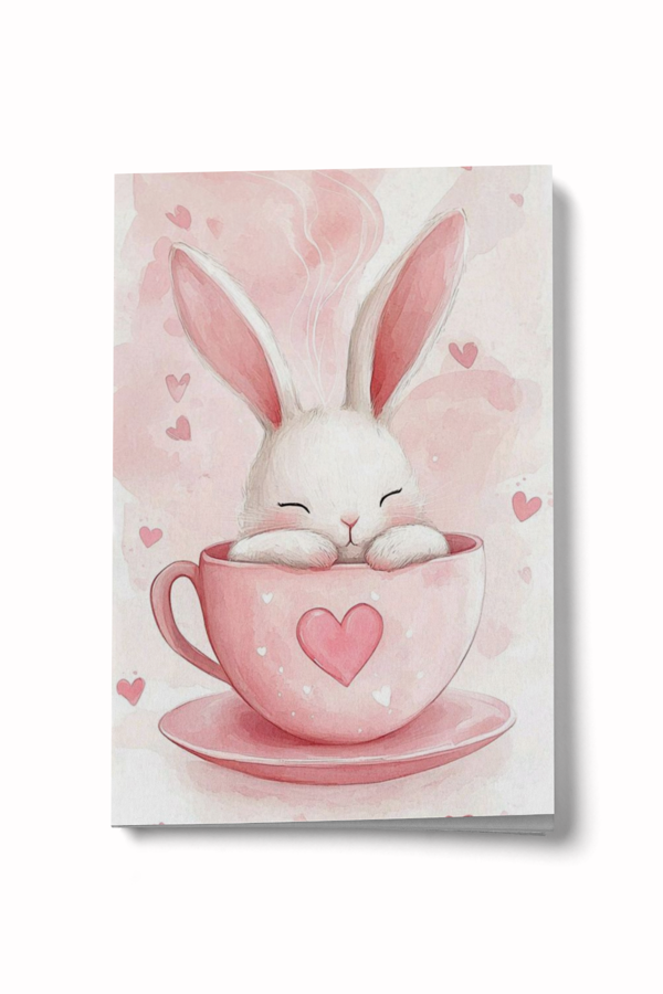 Bir Fincan Tavşan Mini Defter - Image 1