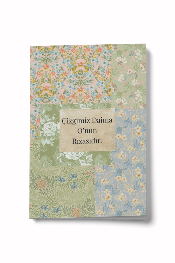 Çizgimiz Daima O'nun Rızası Mini Defter - Image 1