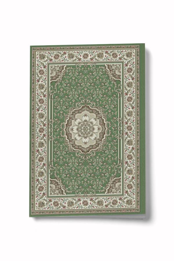Etnik Desen Serisi 1 - Yeşil Mini Defter - Image 1