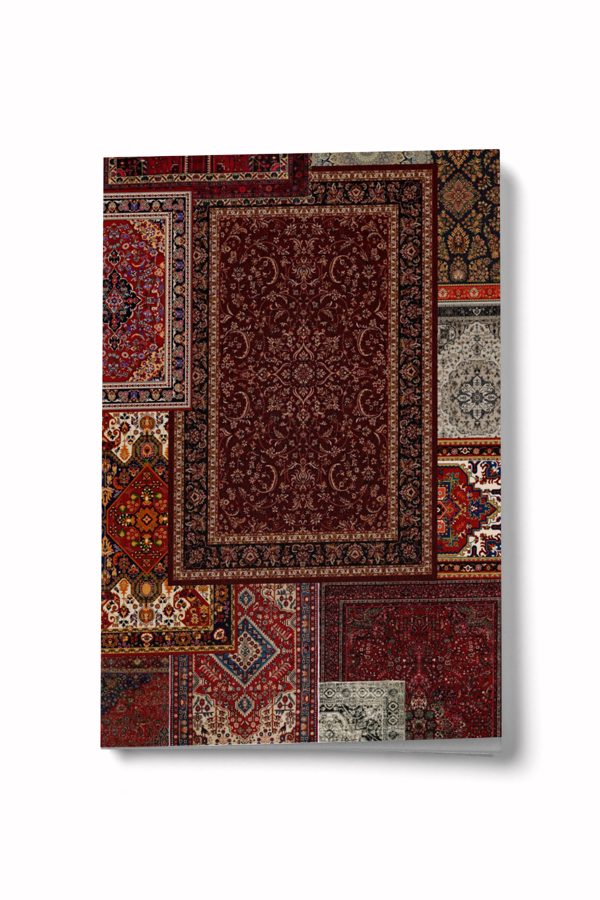 Etnik Kolaj Serisi 2 - Bordo Mini Defter - Image 1