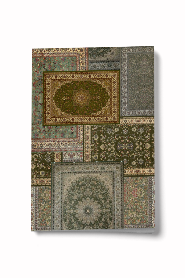 Etnik Kolaj Serisi 5 - Yeşil Mini Defter - Image 1