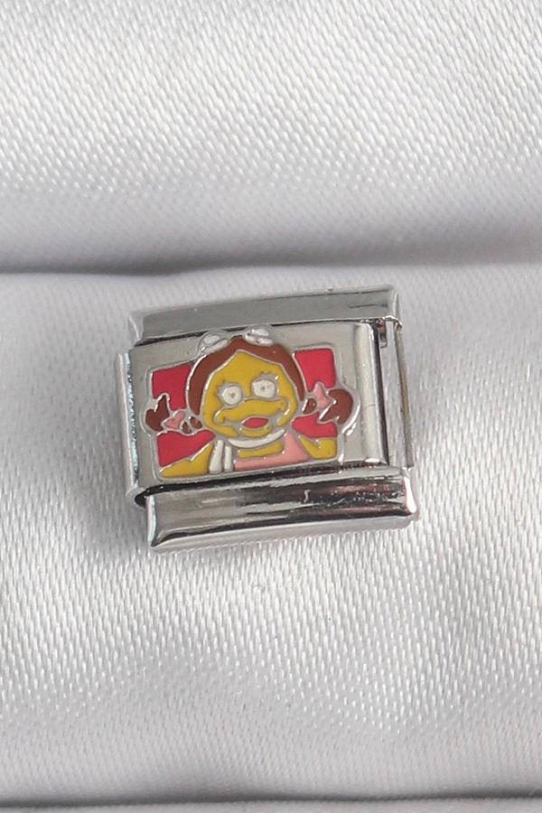 316L Çelik Gümüş Renk Renkli Çocuk İşlemeli Nomination Charm - Image 1