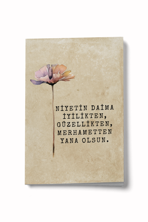 İyilik, Güzellik Merhamet Mini Defter - Image 1