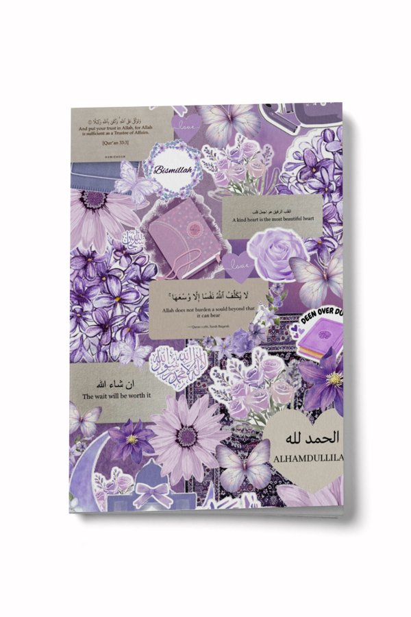 Kolaj Serisi 11 - Kalbin İnceliği Mini Defter - Image 1