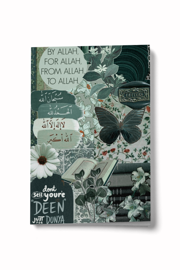 Kolaj Serisi 12 - Hayy'dan Hu'ya Mini Defter - Image 1