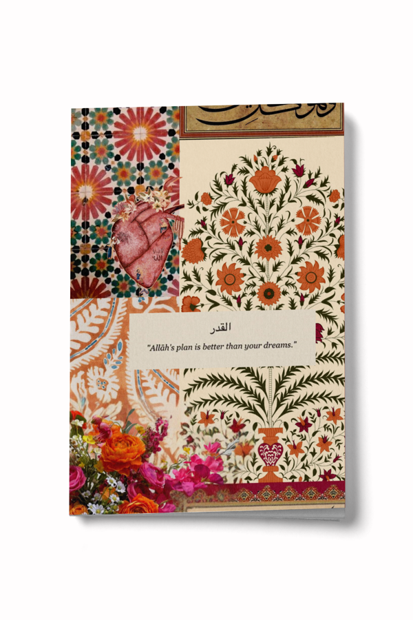 Kolaj Serisi 15 - Allah'ın Kaderine Rıza Göstermek Mini Defter - Image 1