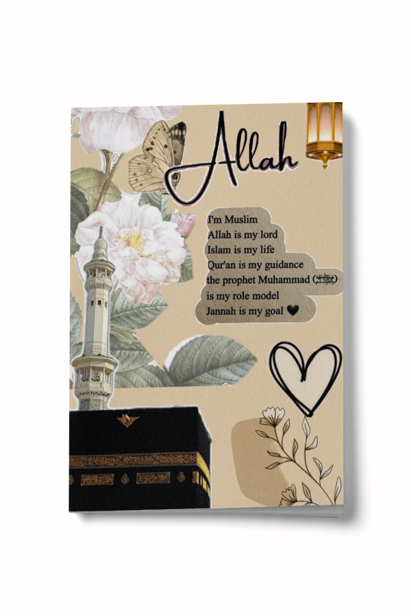 Kolaj Serisi 8 - Hedefimiz Cennet Mini Defter - Image 1