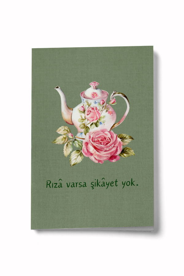 Rıza Varsa Şikayet Yok Mini Defter - Image 1