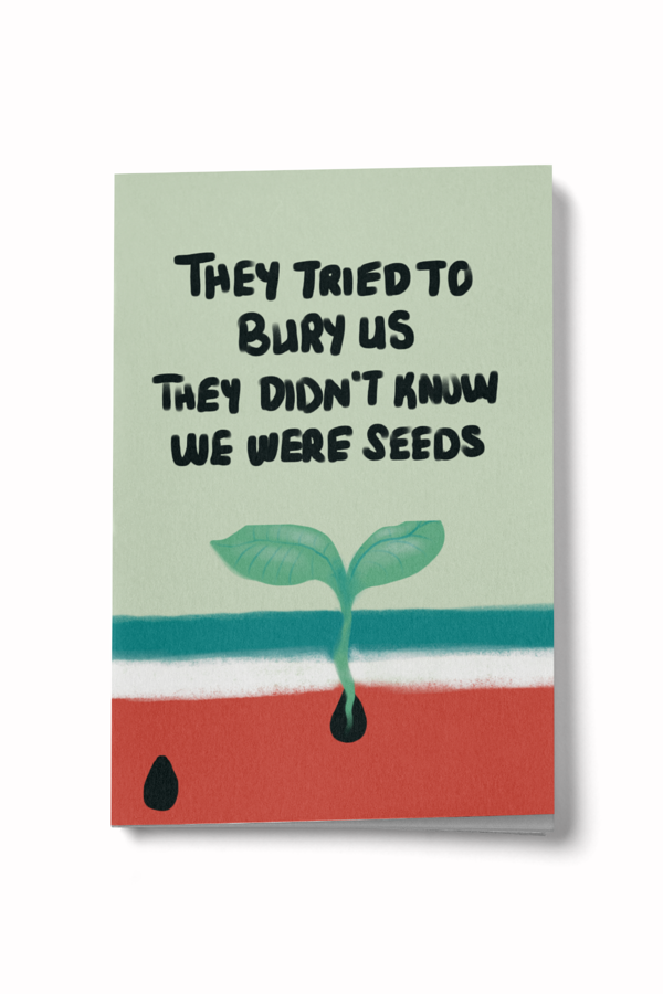 Seeds, not Silence Filistin Mini Defter - Image 1