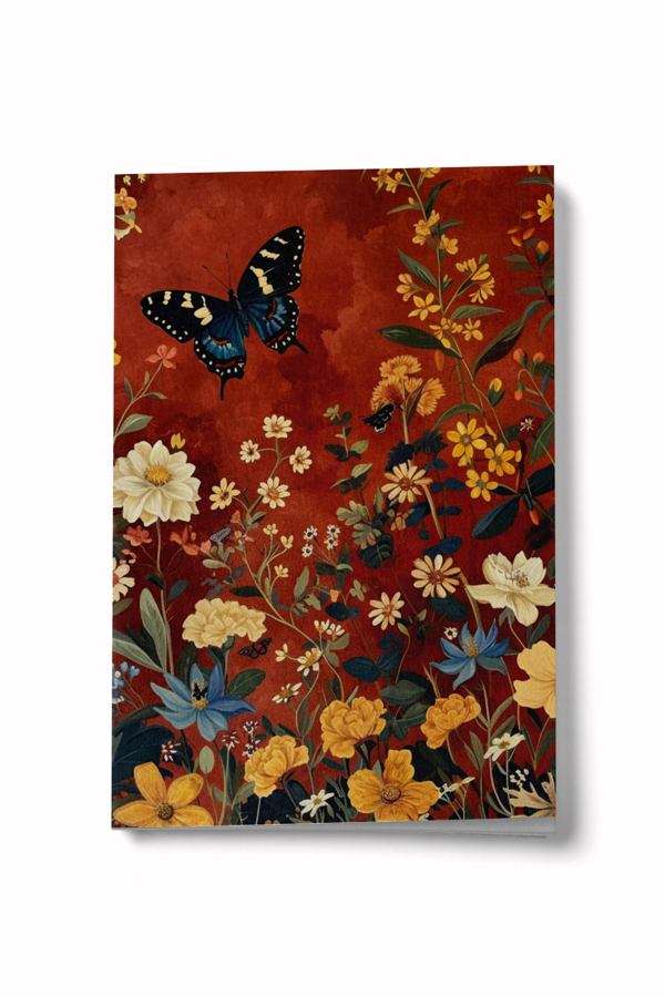 Uçuşan Fikirler Mini Defter (Kırmızı) - Image 1