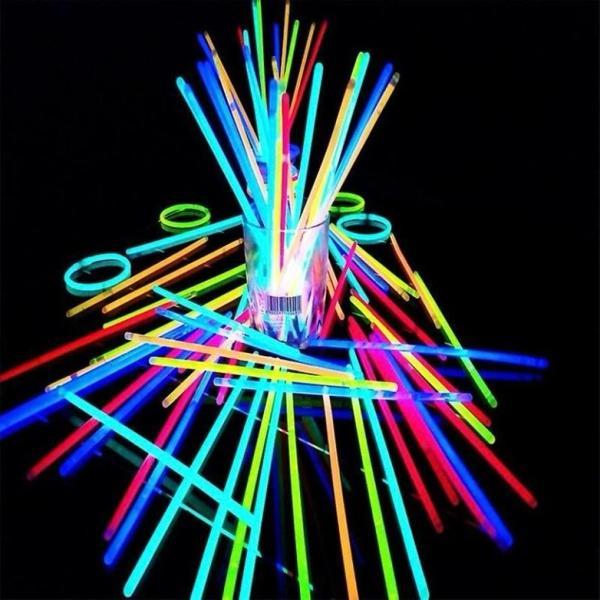 Karanlıkta Parlayan Fosforlu Glow Stick Çubuk 20 Cm 200 Parça - Image 1