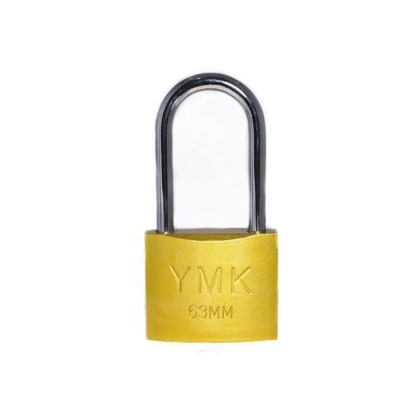 Ymk Eko Sarı Boyalı Uzun Kancalı Asma Kilit 25mm - Image 1