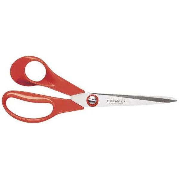 Fiskars 9850 M207 Sol El Kumaş Deri Ve Karton Makası No: 8,5 İnç / 21 Cm - Paslanmaz Çelik - Image 1