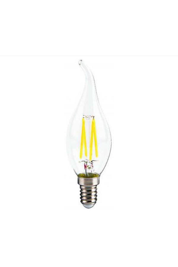 Cata 10 Adet Ct-4062G 4W Led Filament Kıvrık Buji Ampül E14 Günışığı - Image 1