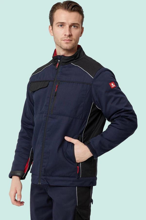 Kışlık Gabardin İş Güvenliği Mont Allium Havalarda Şıklık Koruma - Image 1