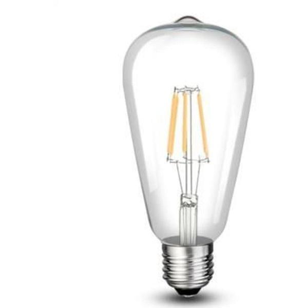 Cata Ct-4353 8 Watt Armut Rustik Ampul E27 Beyaz - Image 1