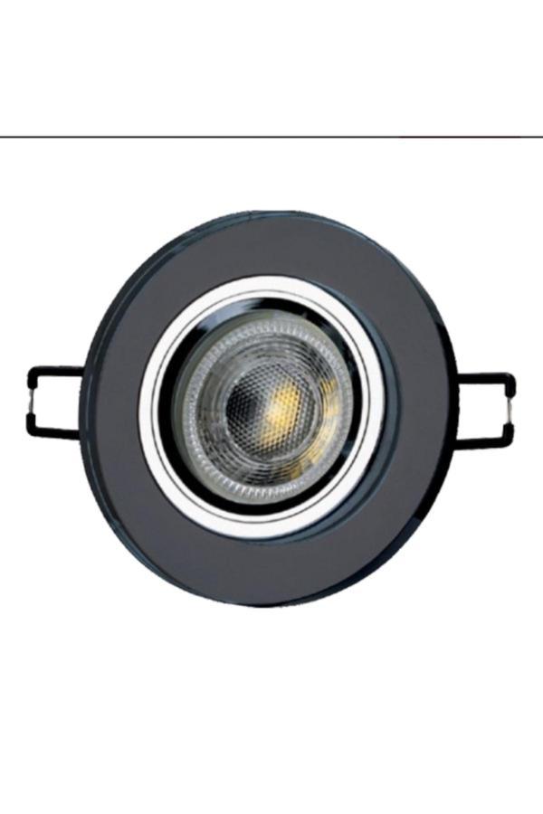 Cata Ct-6646 Zambak Cam Spot Füme 7 Watt Led Ampullü Takım - Image 1
