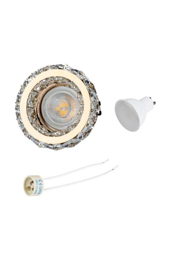 Cata Melinda Cam Spot Çerçeve Takımı Ct-6640 (Günışığı Ampul+Gu10Duy) - Image 1