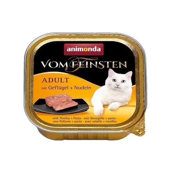 Animonda Kümes Hayvanı ve Makarnalı Yetişkin Konserve Kedi Maması 100 Gr - Image 1