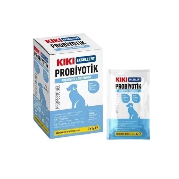 Kiki Excellent Köpekler için Toz Probiyotik ve Prebiyotik Saşe 1 Gr 7 Adet - Image 1