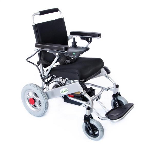 Creative Akülü Tekerlekli Sandalye | Katlanabilir Eloksal Boyalı Şase, Visco Jelli Minderli, 100 kg  - Image 1