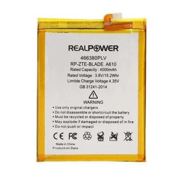 Realpower ZTE Uyumlu Blade A610 Batarya 4000Mah - Image 1
