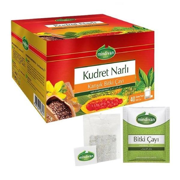 Mindivan Kudret Narlı Çay 40'lı Süzen Poşet - Image 1