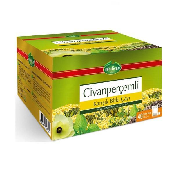Mindivan Civan Perçemli Karışık Bitki Çayı 40 Süzen Poşet - Image 1