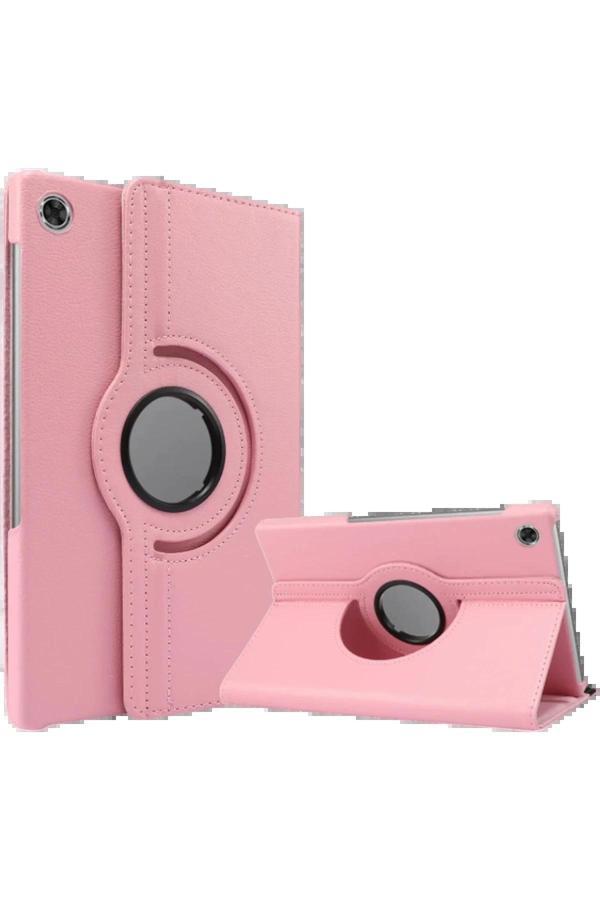 Lenovo Tab M10 TB311FU Kılıf 360 Tablet Deri Kılıf - Pembe-(5796) - Image 1