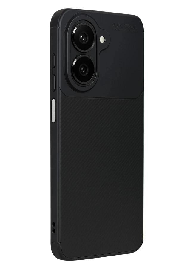 Samsung Galaxy A07 Auto Focus Karbon Kapak - Siyah-(5796) - Image 1