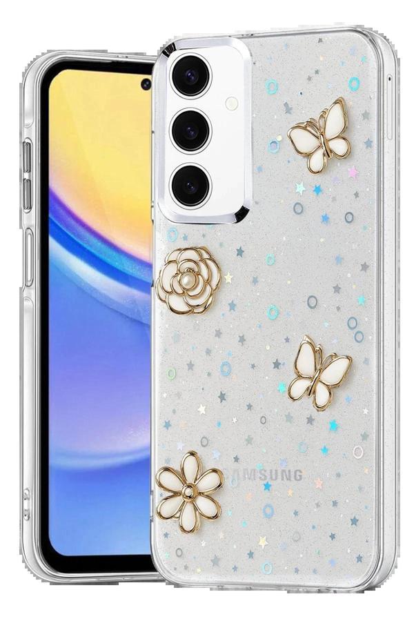 Samsung Galaxy A14 4G Fiyonk Desenli Kapak - Desen 2-(5796) - Image 1