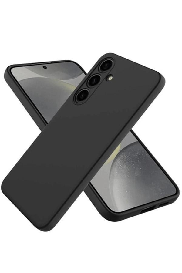 Samsung Galaxy A56 Kılıf First Silikon - Siyah-(5796) - Image 1