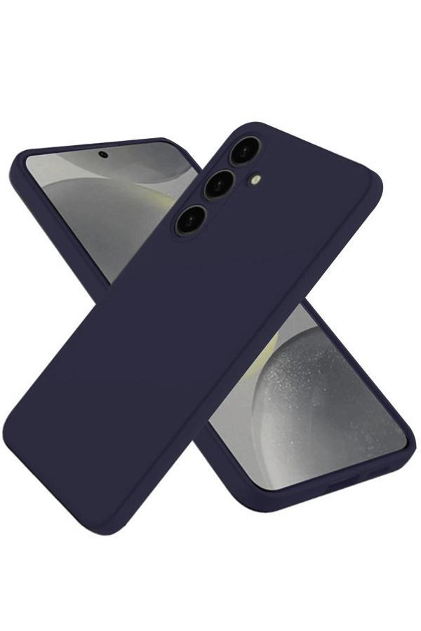 Samsung Galaxy A56 Kılıf Nano içi Kadife Silikon - Lacivert-(5796) - Image 1