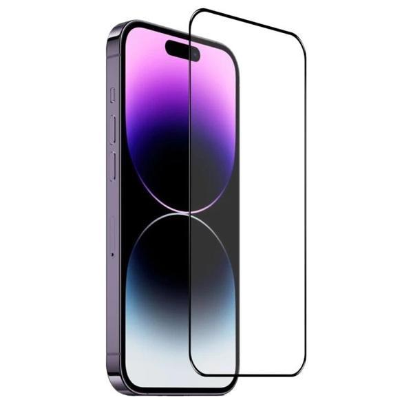 Ally iPhone 14 Pro Max 6.7 Full Glue-Tempered Cam Ekran Koruyucu-(5775) - Image 1