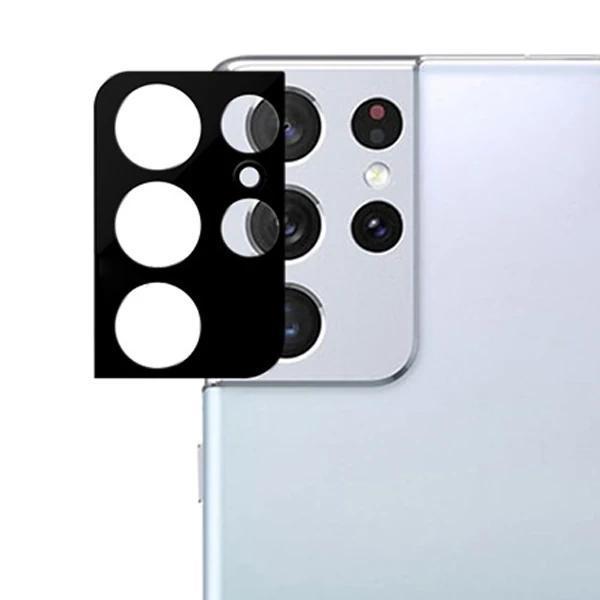 ALLY SM Galaxy S21 Ultra HD 3D Full Tempered Cam Kamera Koruyucu-(5775) - Image 1