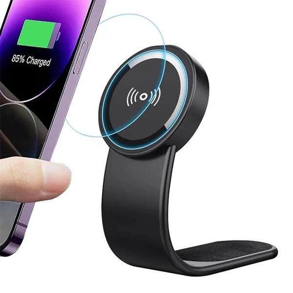 Ally WH-160 Araç Torpido Üstü Katlanabilir Manyetik Kablosuz Şarjlı Telefon Tutucu-(5775) - Image 1