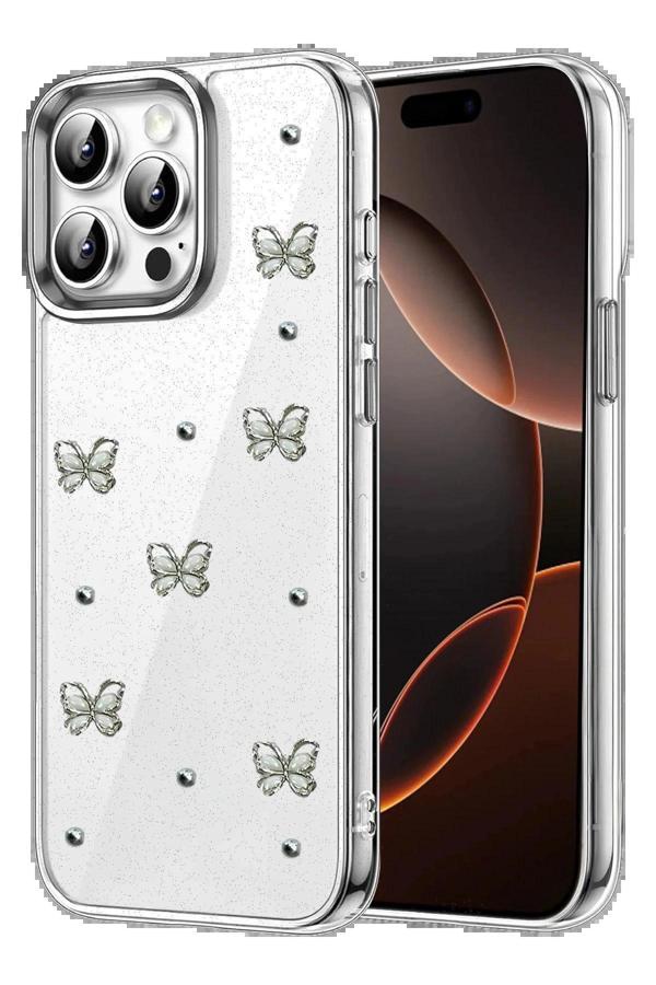 Apple iPhone 15 Pro Max Fiyonk Desenli Kapak - Desen 1-(5796) - Image 1