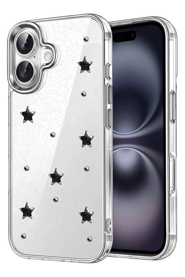 Apple iPhone 16 Fiyonk Desenli Kapak - Desen 8-(5796) - Image 1