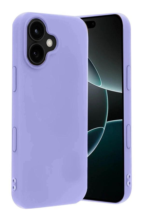 Apple iPhone 17 Nano içi Kadife Silikon - Lila-(5796) - Image 1