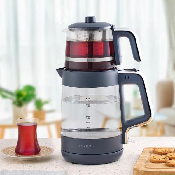 Tea Glow Çay Makinesi Antrasit - Image 1