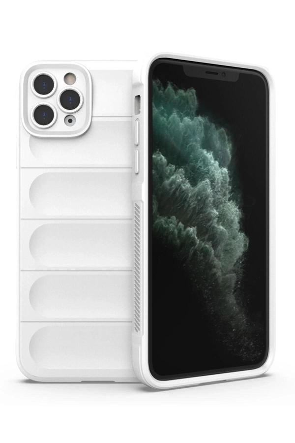 iPhone 11 Pro Kılıf Optimum Silikon - Krem-(5796) - Image 1
