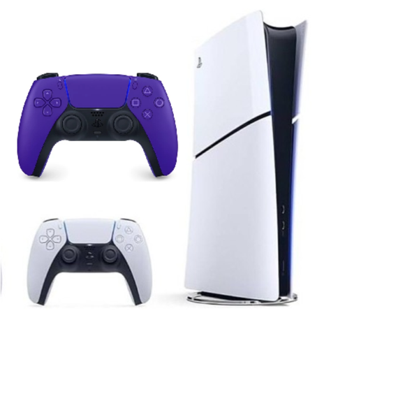 Sony Playstation 5 Slim Dijital +2. kol Dualsense Mor (İthalatçı Garantili ) - Image 1