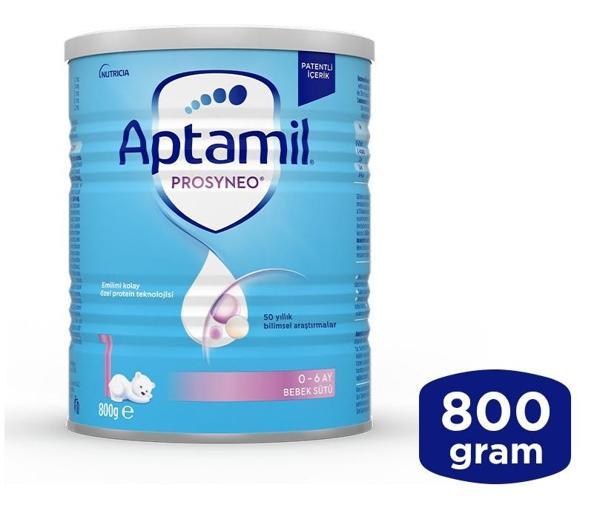 Aptamil 1 Bebek Sütü Yeni Prosyneo 0-6 Ay 800 gr x 3 Adet - Image 1