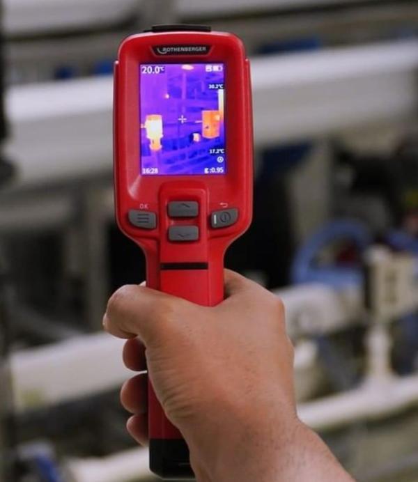 Rothenberger Roscan 3000X Termal Kamera Sıcak Soğuk Suya Duyarlı  Wİ-Fİ  Özellikli Yeni Seri - Image 1