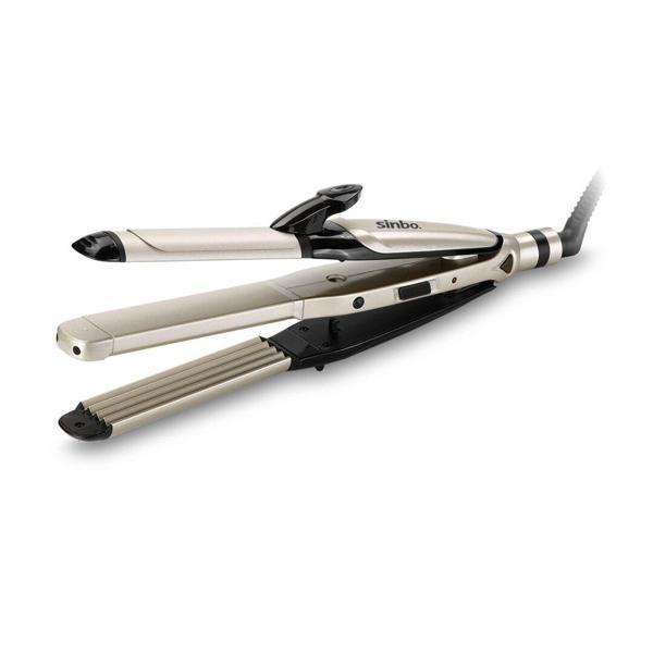 3İN1=DÜZLEŞTİRİCİ-MAŞA-GOFRE SAÇ DÜZLEŞTİRİCİ - ŞEKİLLENDİRİCİ MAKİNE SERAMİK KAPLAMA 360 DERECE KABLO SHD-7046 (4490) - Image 1