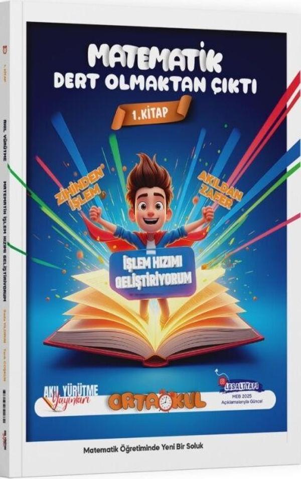 5. 6. 7. 8. Sınıf Matematik Tüm Öğrencilere Uygun İşlem Hızımı Geliştiriyorum 1. Kitap Akıl Yürütme - Av Yayınları - Image 1