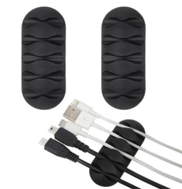 Nessiworld Kablo Tutucu 5 Kanallı 3lü Siyah - Image 1