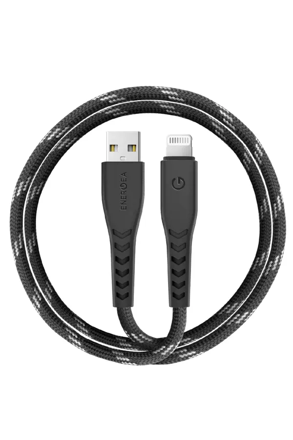 C89 NyloFlex 3M 3A USB to Lightning Hızlı Şarj Kablo - Siyah - Image 1